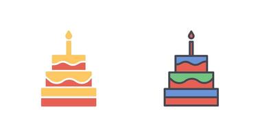 Cake Icon Design vector