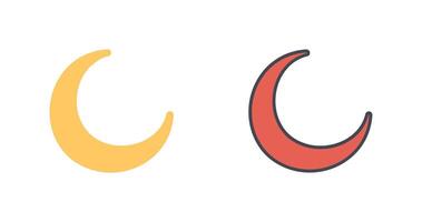 New Moon Icon Design vector