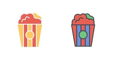 Popcorn Icon Design vector