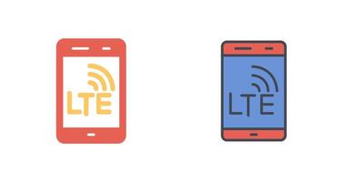 LTE Icon Design vector