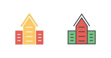 Building Icon Design vector