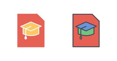 Graduation Icon Design vector