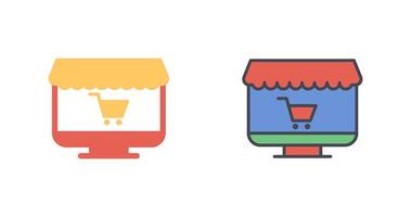 Online Store Icon Design vector
