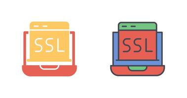 SSL Icon Design vector