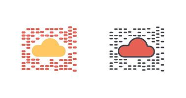 diseño de icono de nube vector