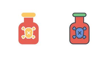 Poison Icon Design vector