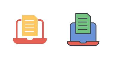 Document Icon Design vector