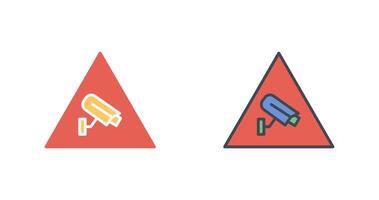 Warning Icon Design vector