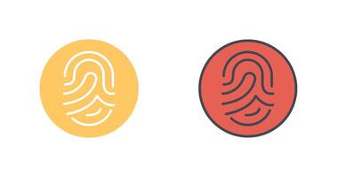 Fingerprint Icon Design vector