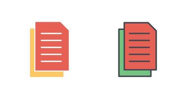 Document Icon Design vector
