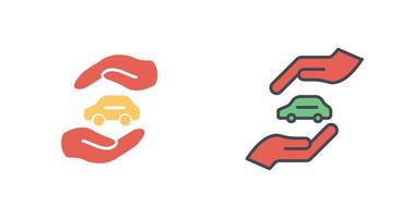 Car Insurance Icon Design vector