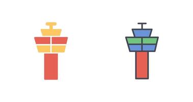 Control Tower Icon Design vector