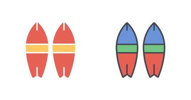 diseño de icono de tabla de surf vector