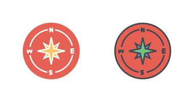 Compass Icon Design vector