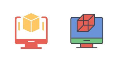 Cube Icon Design vector