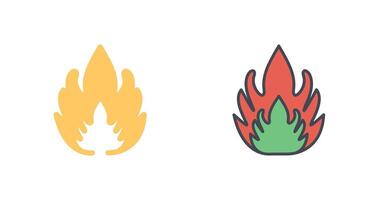 Flammable Material Icon Design vector