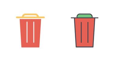 Garbage Icon Design vector