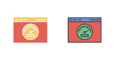 Page Speed Icon Design vector