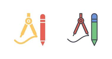 Drawing Tools Icon Design vector