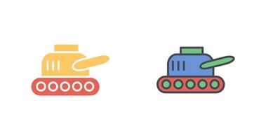 Tank Exhibit Icon Design vector