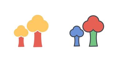 Trees Icon Design vector