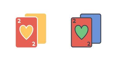 Playing Cards Icon Design vector