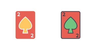 Spades Card Icon Design vector