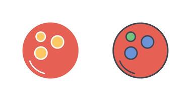 Bowling Ball Icon Design vector