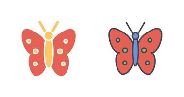 diseño de icono de mariposa vector