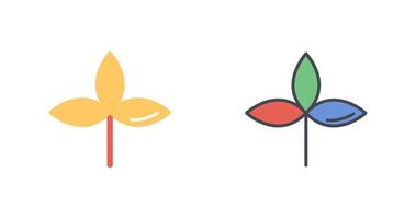 Autumn Leaf Icon Design vector