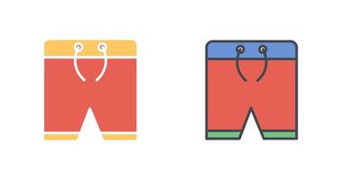 Shorts Icon Design vector