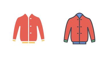 Stylish Jacket Icon Design vector