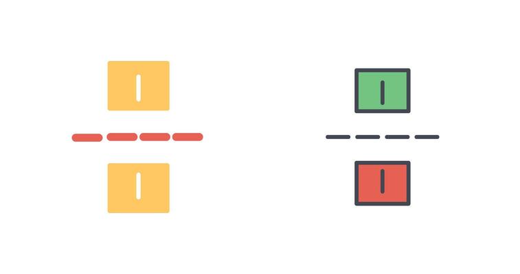 Linked Road Icon Design