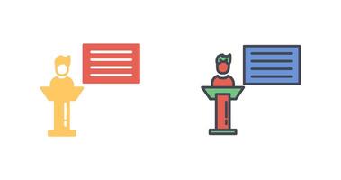 Seminar Icon Design vector