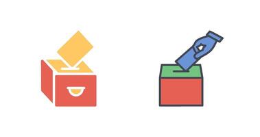 Going to Cast Vote Icon Design vector