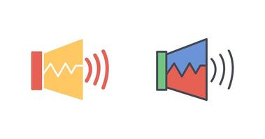 Audio On Icon Design vector