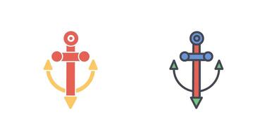Anchor Icon Design vector