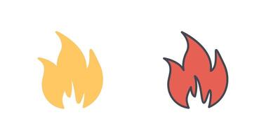 Flame Icon Design vector