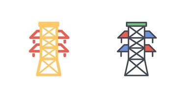 Electricity Tower Icon Design vector