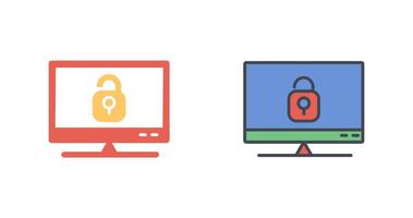 Closed Access Icon Design vector