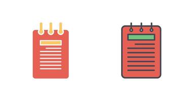 Notepad Icon Design vector