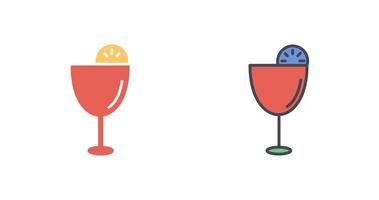 Cocktail Drink Icon Design vector