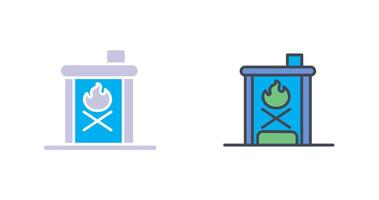 Furnace Icon Design vector