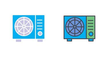 AC Outside Unit Icon Design vector