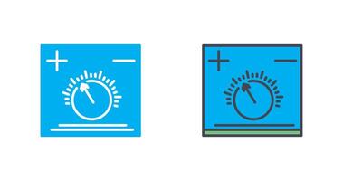 Temperature Knob Icon Design vector