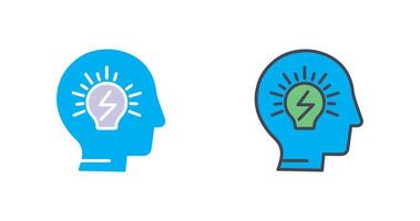 Brainstorming Icon Design vector