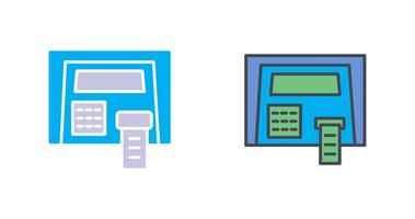 ATM Machine Icon Design vector