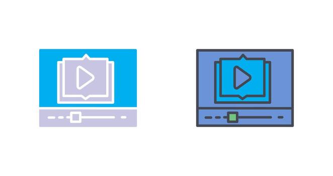 Tutorials Icon Design vector