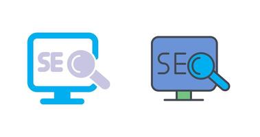 Search Engine Optimization Icon Design vector