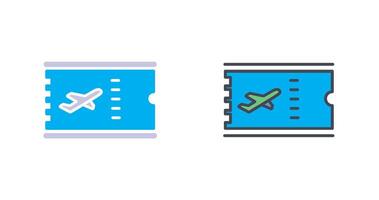 Plane Tickets Icon Design vector